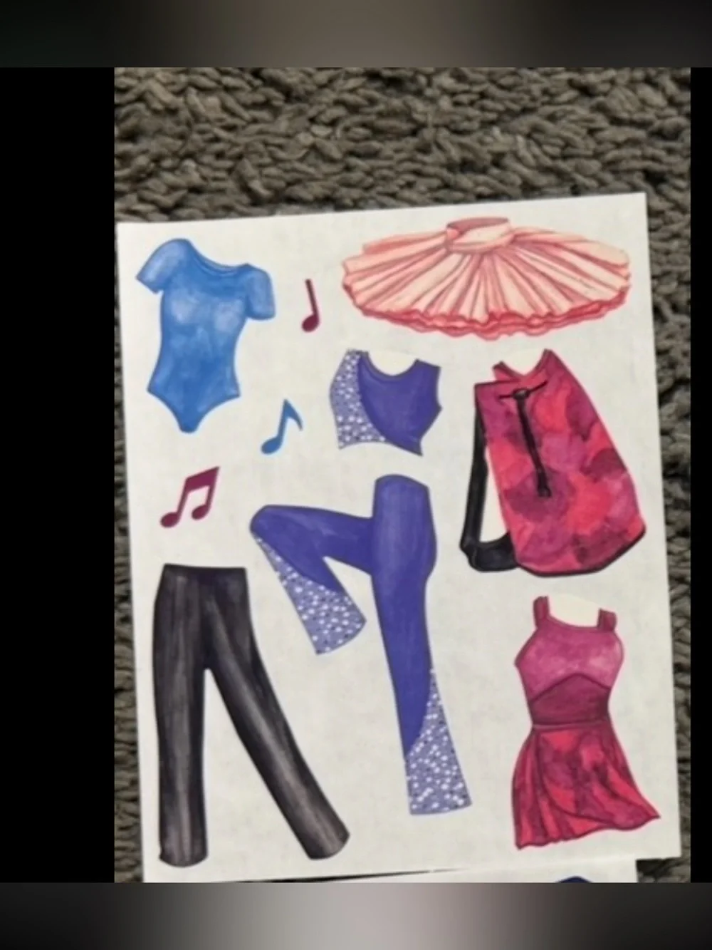 $1 Dance Dress-Up STICKERS $1 WITH ANY $10 ORDER OR MORE